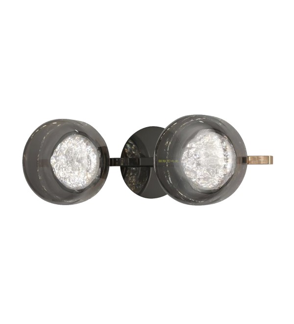 Настенный светильник Delight Collection MT9128-2W black/smoke