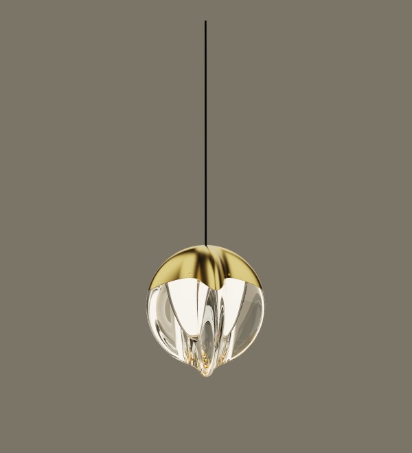 Подвесной светильник Delight Collection MD24001033-1A gold/clear
