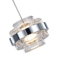 Подвесной светильник Delight Collection Indiana MD22030002-1A chrome/clear