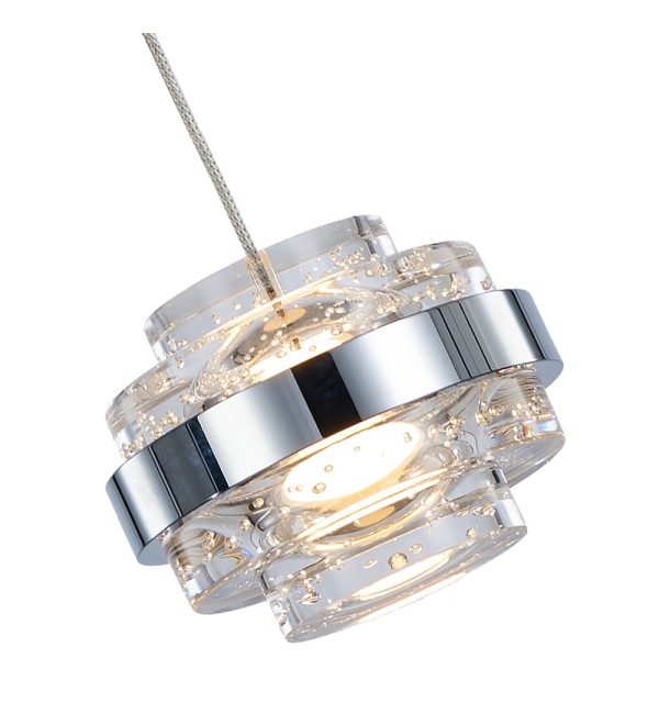 Подвесной светильник Delight Collection Indiana MD22030002-1A chrome/clear