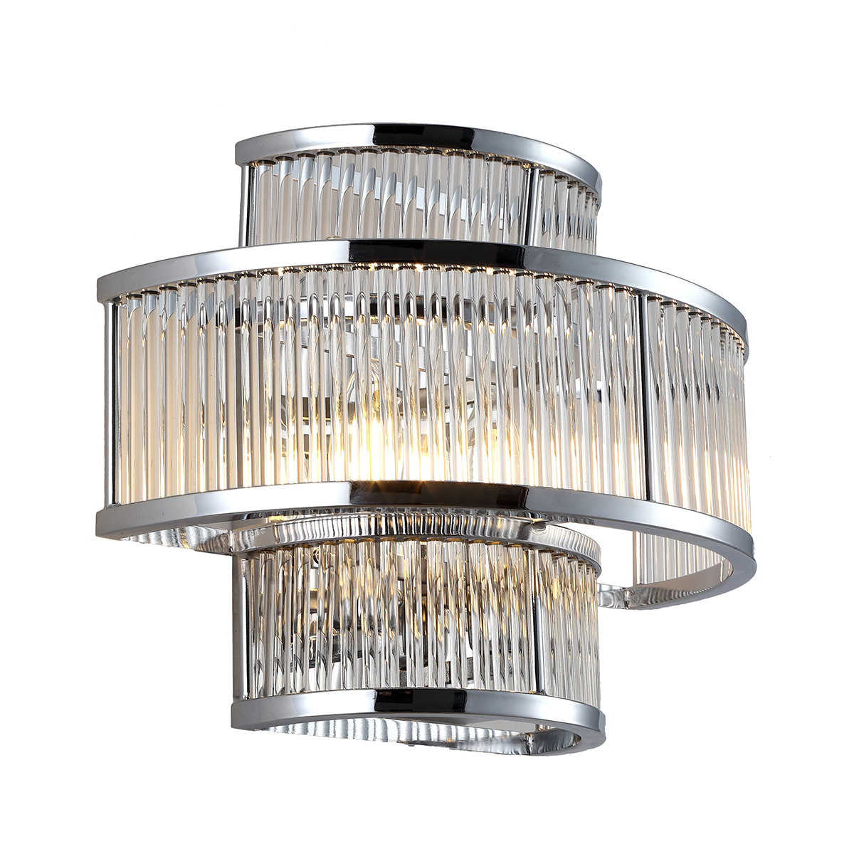Настенный светильник Delight Collection Crystal bar Mancini chrome