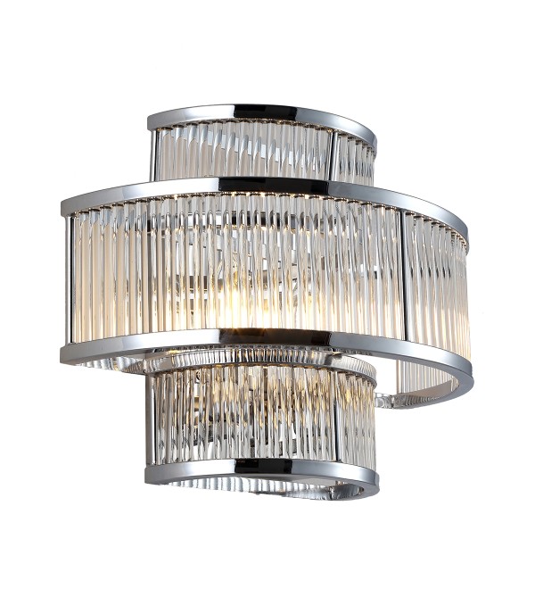 Настенный светильник Delight Collection Crystal bar Mancini chrome