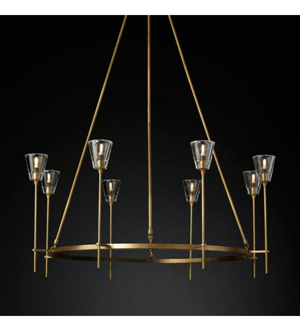 Люстра Delight Collection Torche De Verre 8 gold
