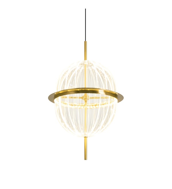 Подвесной светильник Delight Collection 8631P/C gold/clear