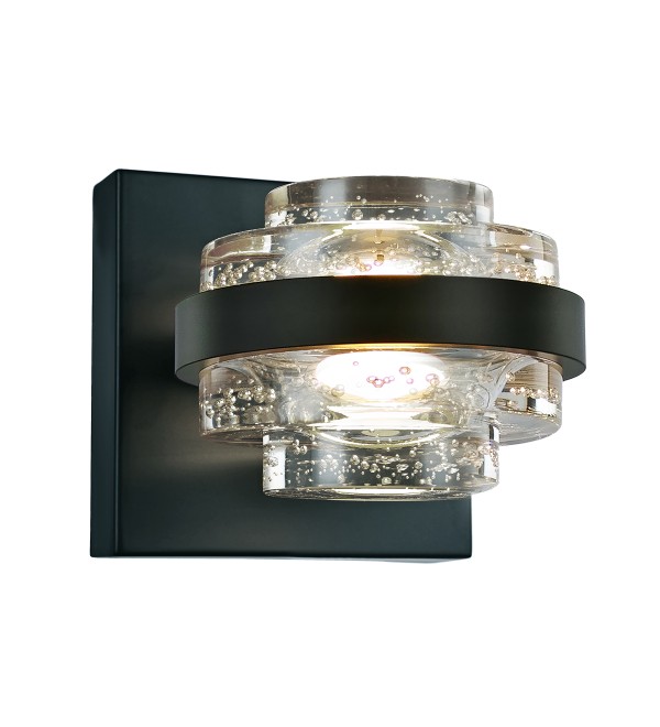 Настенный светильник Delight Collection Indiana MB22030002-1A black/clear