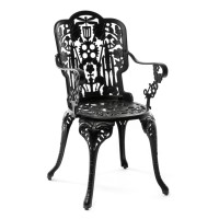 Стул Seletti Industry Collection Aluminium Black (черный)