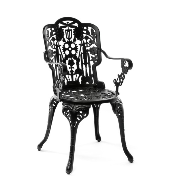 Стул Seletti Industry Collection Aluminium Black (черный)