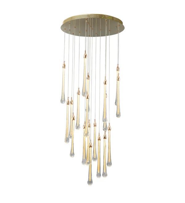 Подвесной светильник Delight Collection Teardrop 19 gold