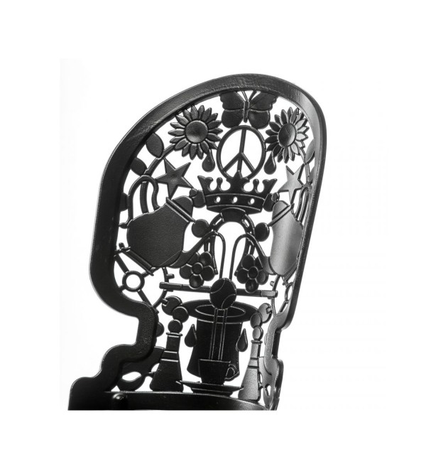 Стул Seletti Industry Collection Aluminium Black (черный, арт. 18686 NER)