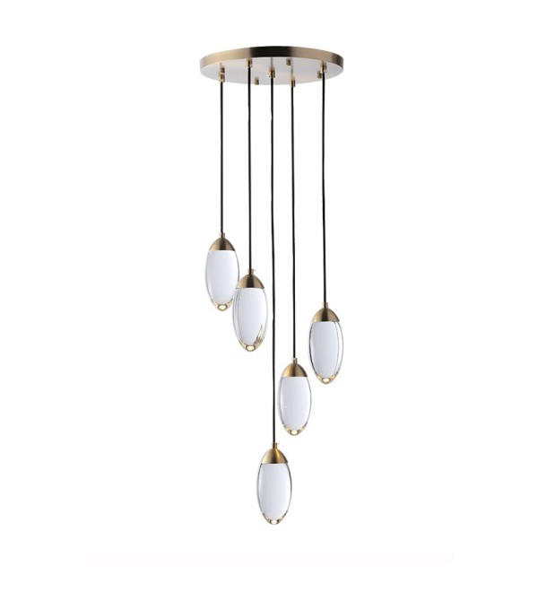 Подвесной светильник Delight Collection Celestial MT8848-5H brass