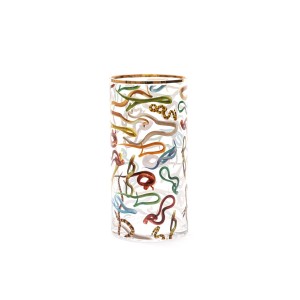 Ваза Seletti Toiletpaper Glass Vase Snakes Medium