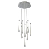 Подвесной светильник Delight Collection Teardrop 10 chrome