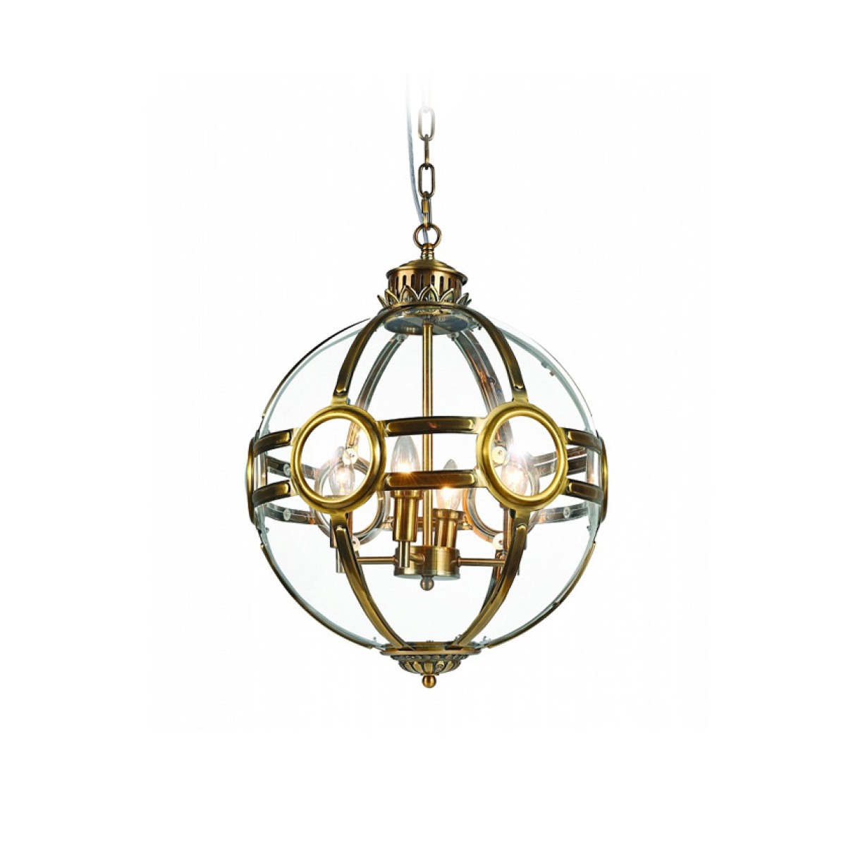 Люстра Delight Collection Hagerty 3 ant.brass