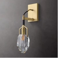 Настенный светильник Delight Collection 8960-1W brass/clear
