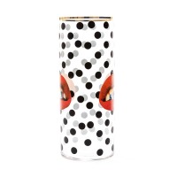 Ваза Seletti Toiletpaper Glass Vase Shit Pois Big (прозрачный, арт. 14200)