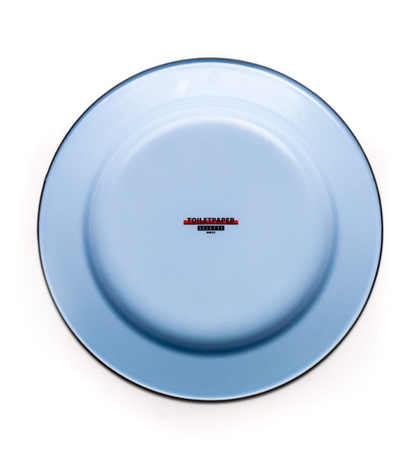 Тарелка Seletti Toiletpaper Enamel Apple
