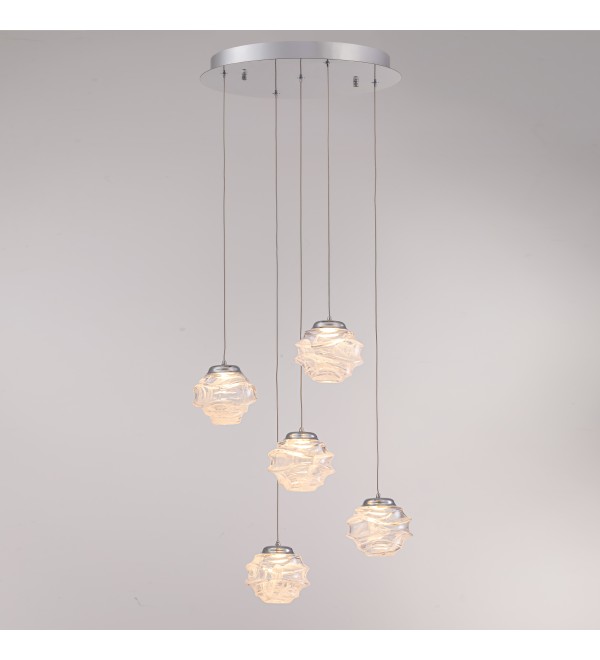 Подвесной светильник Delight Collection MD25030003-5A chrome/clear