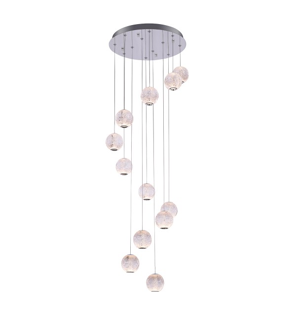 Подвесной светильник Delight Collection Elliot Diamante MD20001012-12A chrome