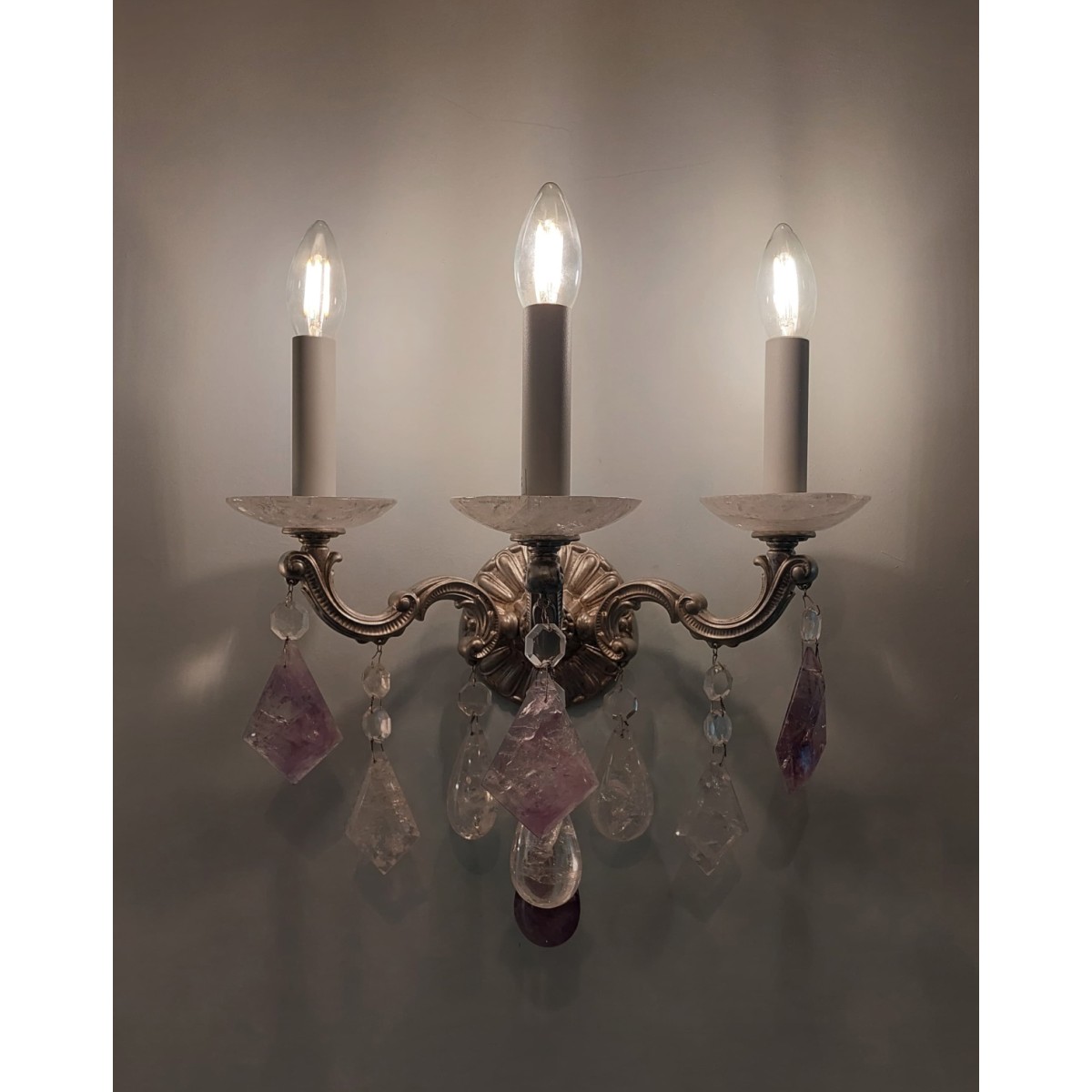 Настенный светильник Schonbek La Scala Rock Crystal 5402-48 R