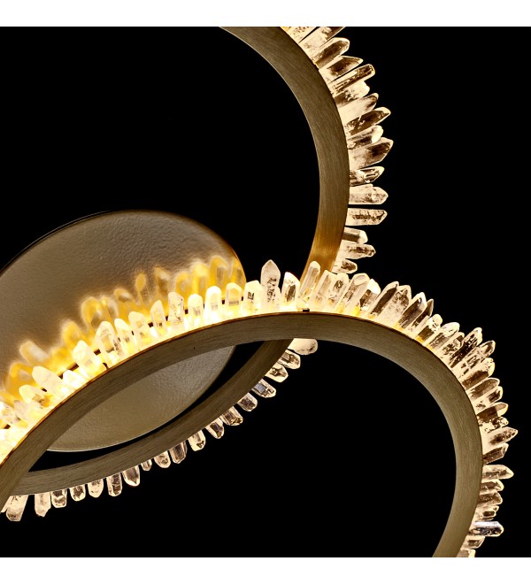Потолочный светильник Delight Collection Quartz Halo MX20020154-2A satin gold
