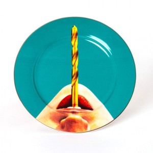 Тарелка Seletti Toiletpaper Porcelain Drill