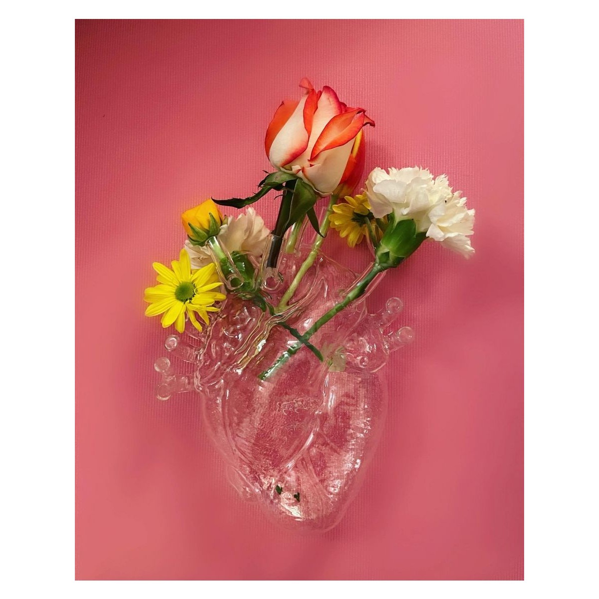 Ваза Seletti Love in Bloom Glass