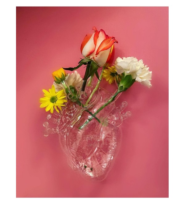 Ваза Seletti Love in Bloom Glass