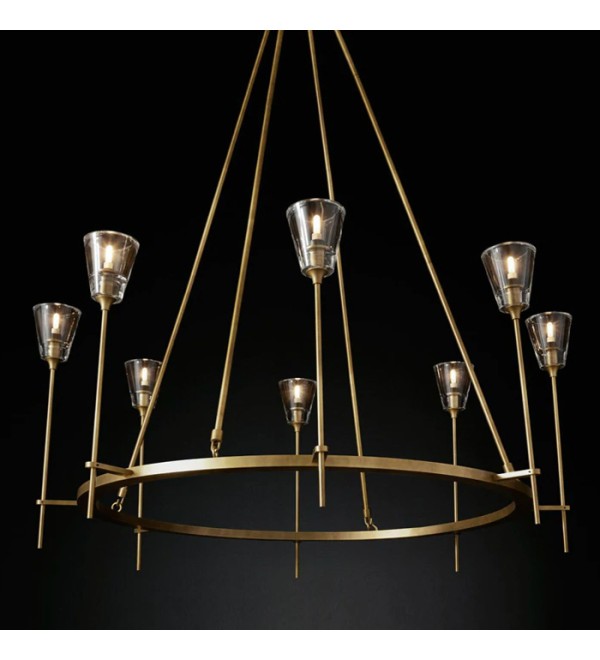 Люстра Delight Collection Torche De Verre 8 gold