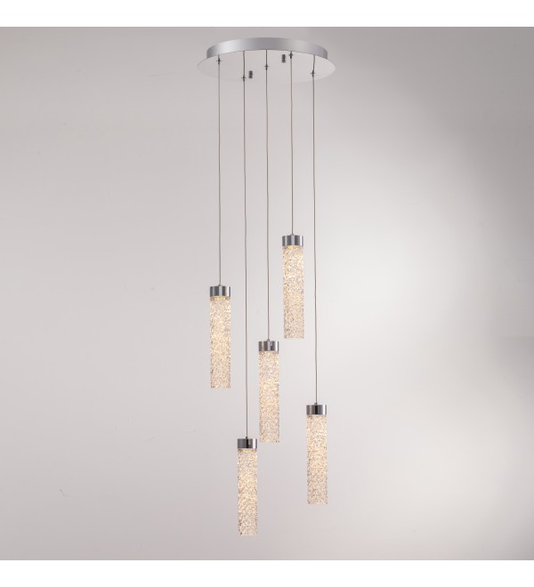 Подвесной светильник Delight Collection MD24030028-5A chrome/clear