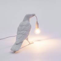 Настольная лампа Seletti Bird Waiting White