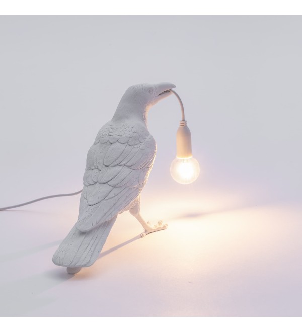 Настольная лампа Seletti Bird Waiting White