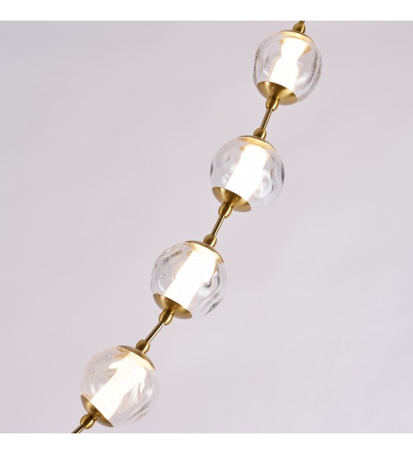 Подвесной светильник Delight Collection OD2437A-16 brass/clear