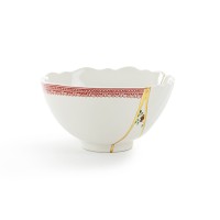 Пиала Seletti Kintsugi (белый, золотой)