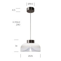 Подвесной светильник Leucos Aella Mini 25 S Clear