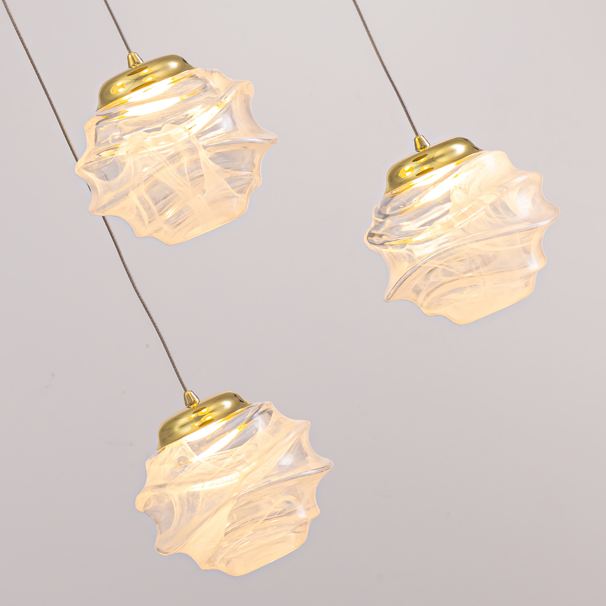 Подвесной светильник Delight Collection MD25030003-5A gold/clear