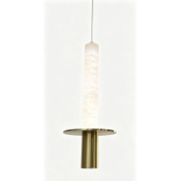 Подвесной светильник Delight Collection 5142P/1 Brass / White Alabaster