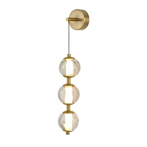 Настенный светильник Delight Collection OD2437 OB2437 brass/clear