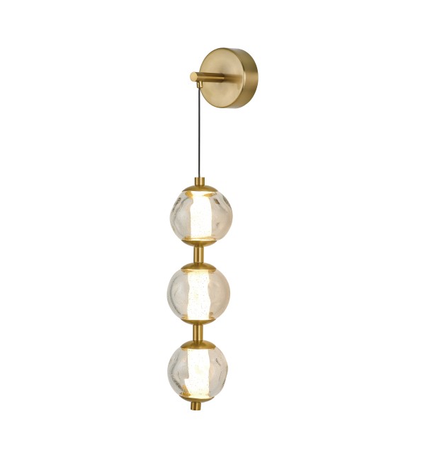 Настенный светильник Delight Collection OD2437 OB2437 brass/clear