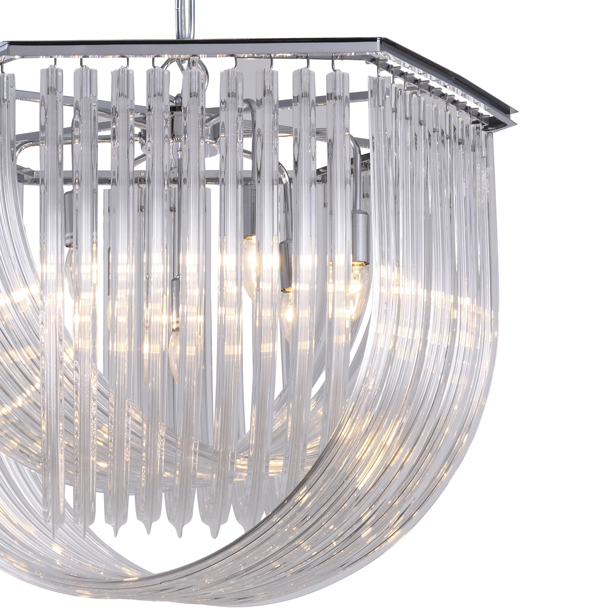 Люстра Delight Collection Murano 7 chrome