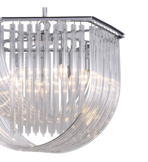 Люстра Delight Collection Murano 7 chrome