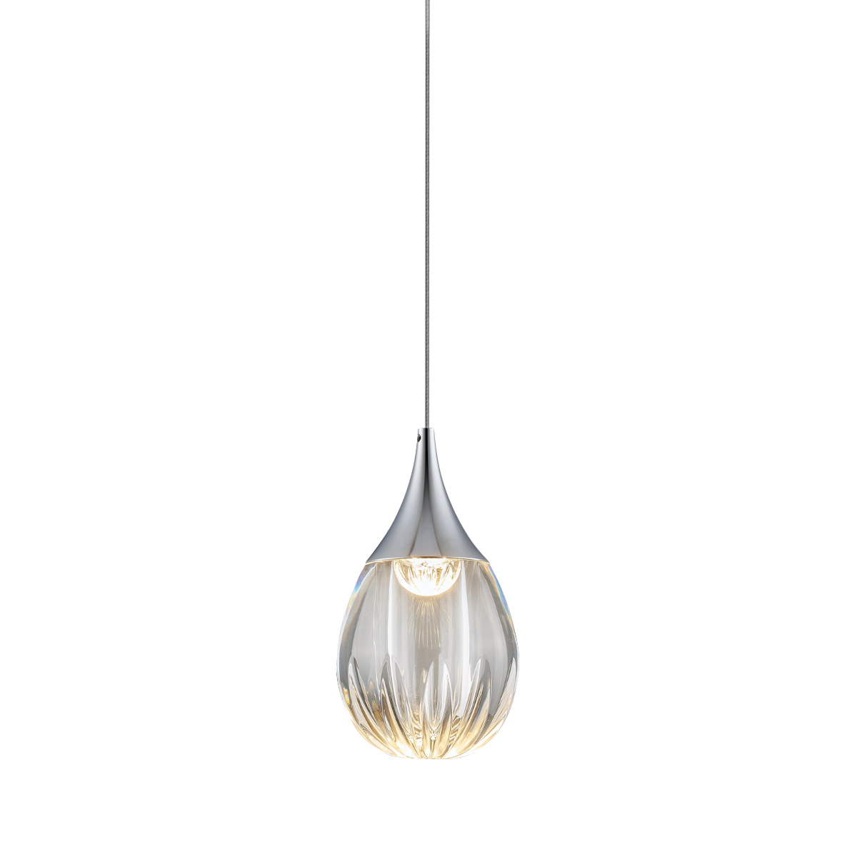 Подвесной светильник Delight Collection Stilla MD24001004-1A chrome/clear