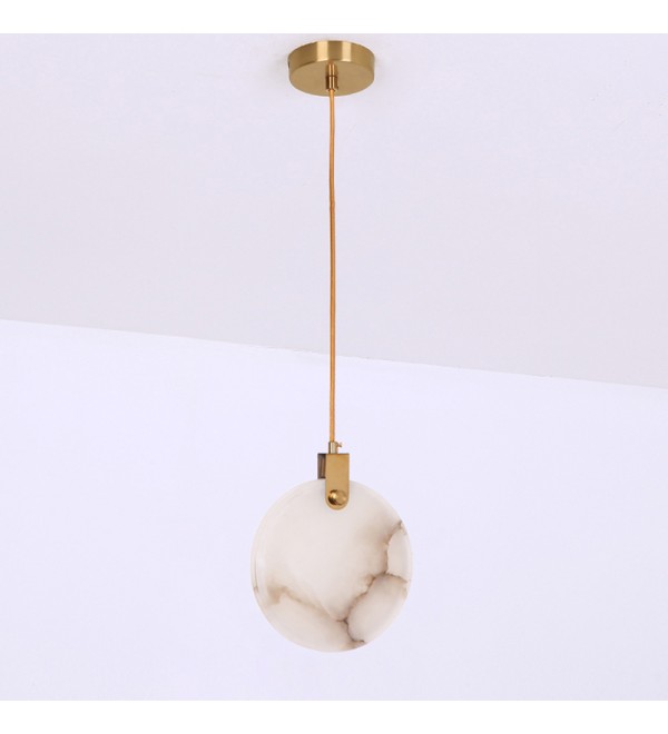 Подвесной светильник Delight Collection 11391P 15cm Brass / White Alabaster