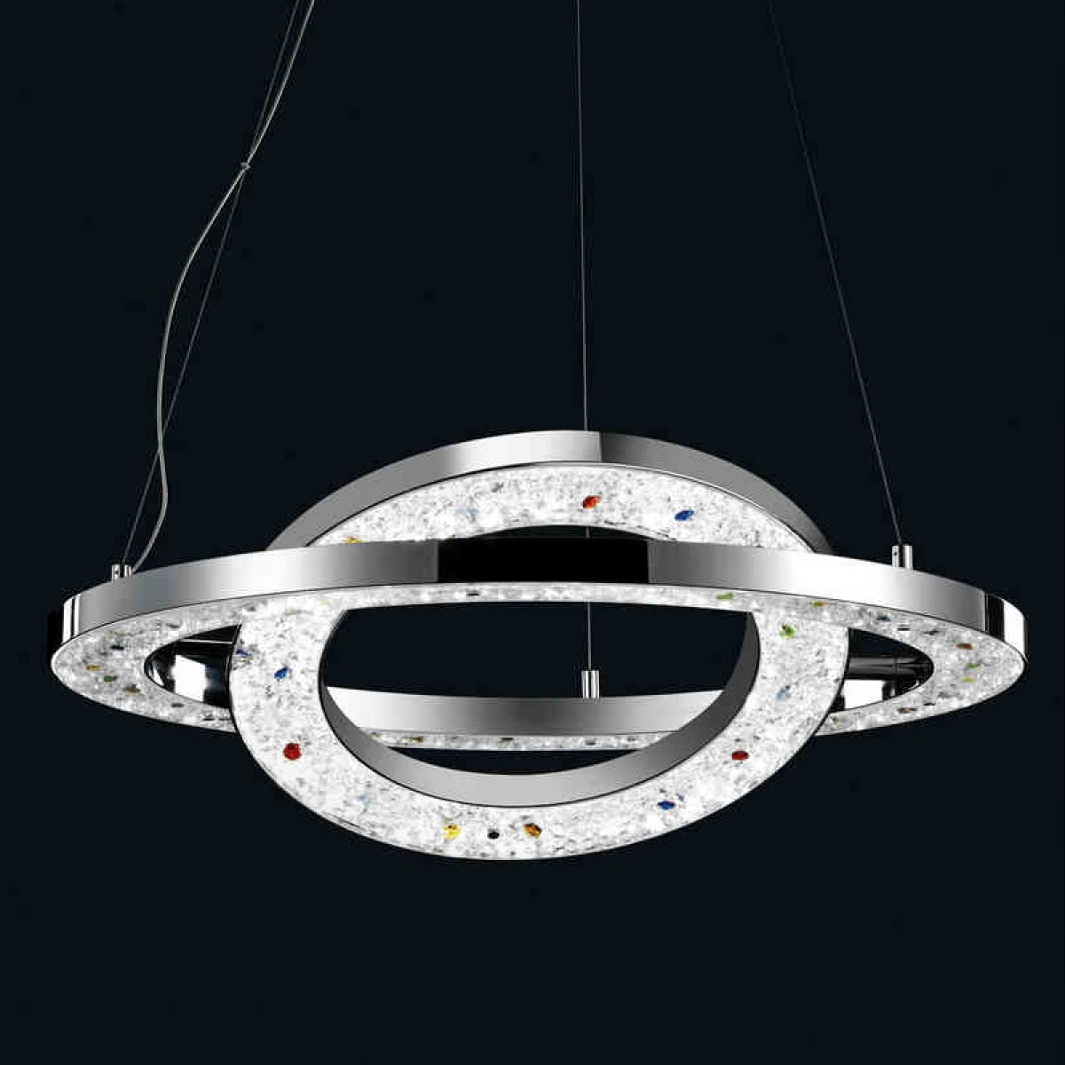 Подвесной светильник Illuminati MD1103008-384A chrome/white