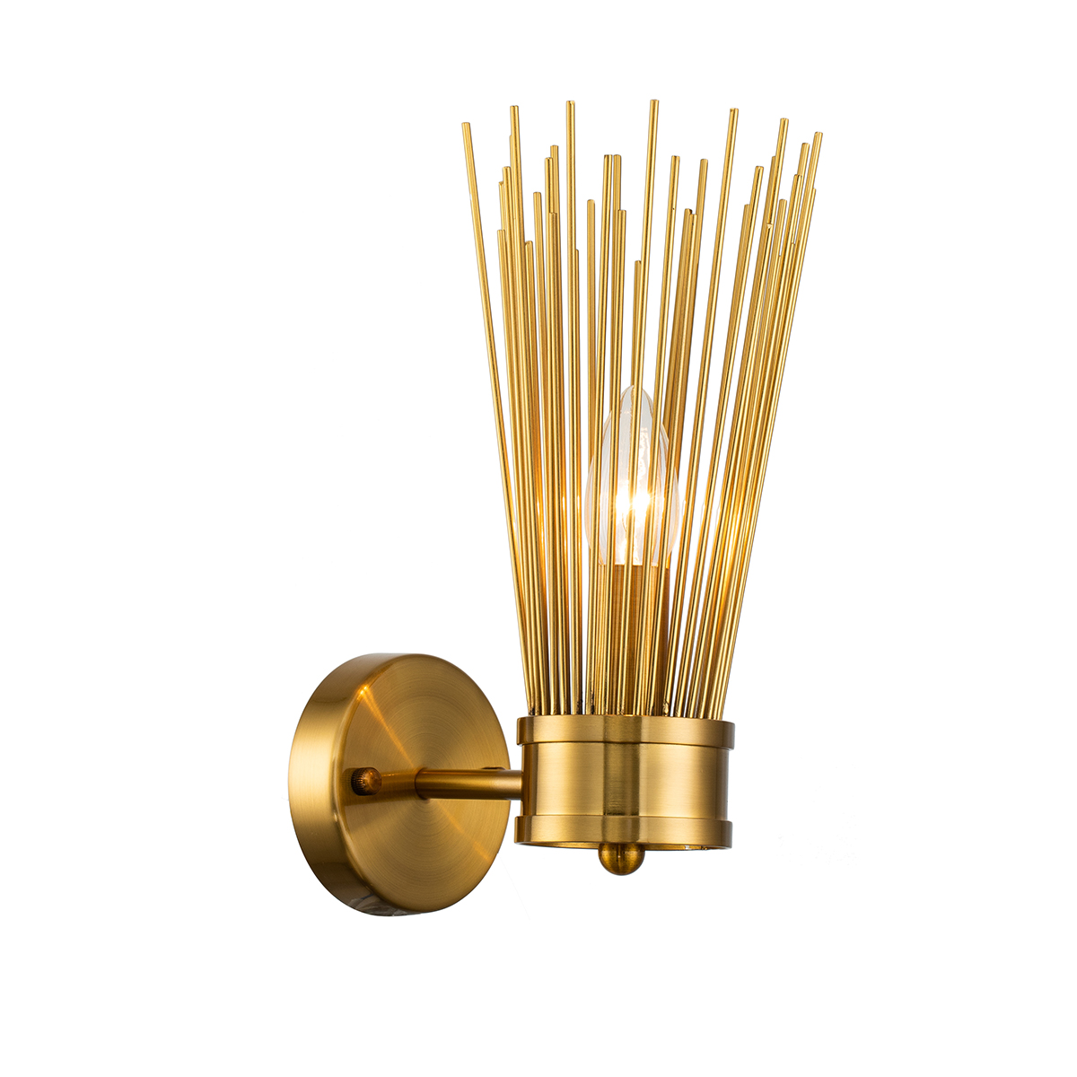 Настенный светильник Delight Collection Romeo 1 brass