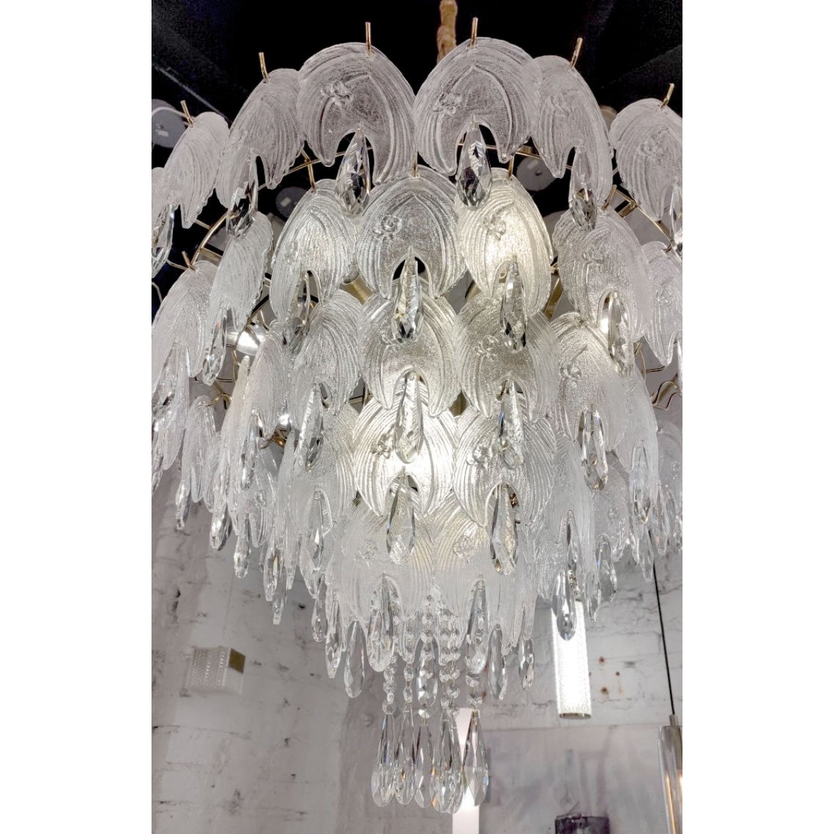 Люстра Delight Collection Crystal leaf 6489P/D800 gold/clear