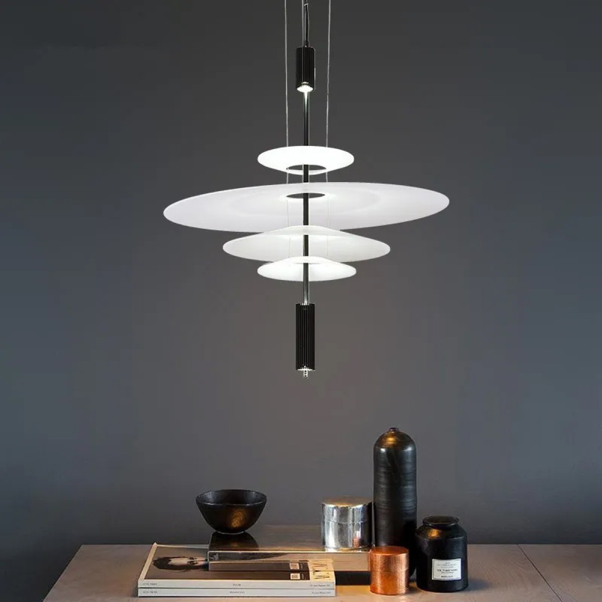 Подвесной светильник Delight Collection 9221P/L black/white