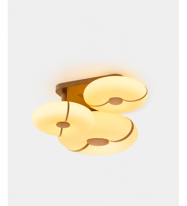 Потолочный светильник Delight Collection 7270C/3S Gold / White