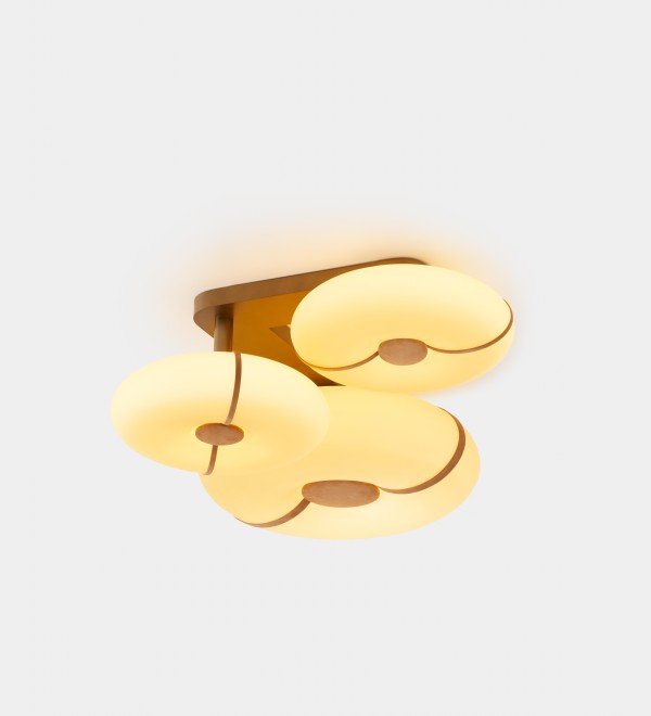 Потолочный светильник Delight Collection 7270C/3S Gold / White