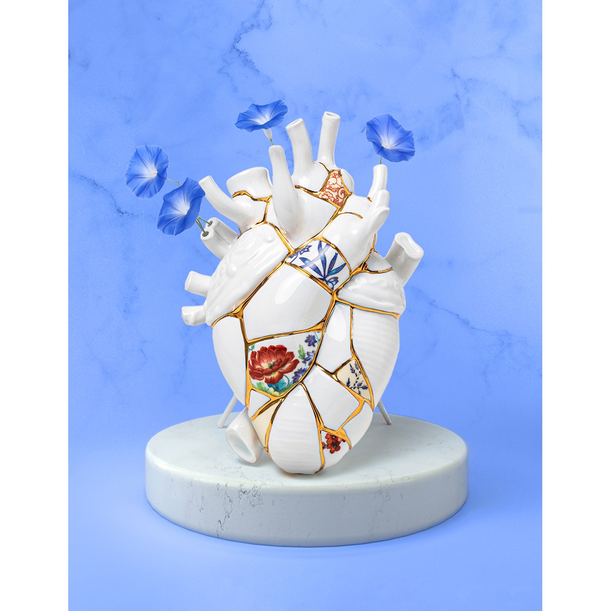 Ваза Seletti Love in Bloom Kintsugi