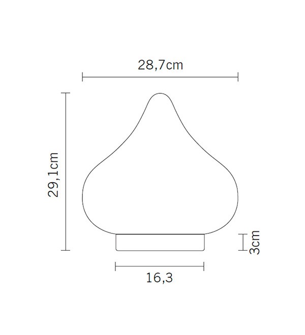 Настольная лампа Fabbian Dune D86B0301